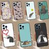 Милый Мультяшный Животный Крыса Чехол Для iPhone 15 16 11 13 12 14 Pro Max Mini X XR XS 7 8 Plus Задняя Крышка Корпус