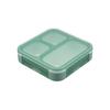 CB JAPAN Foodman Mee Bento Box, 500ml, Slim, Portable, Antibacterial, Green, Leak-Resistant, Double Sealing, Secure with 4-Point Locking, CB JAPAN DSK