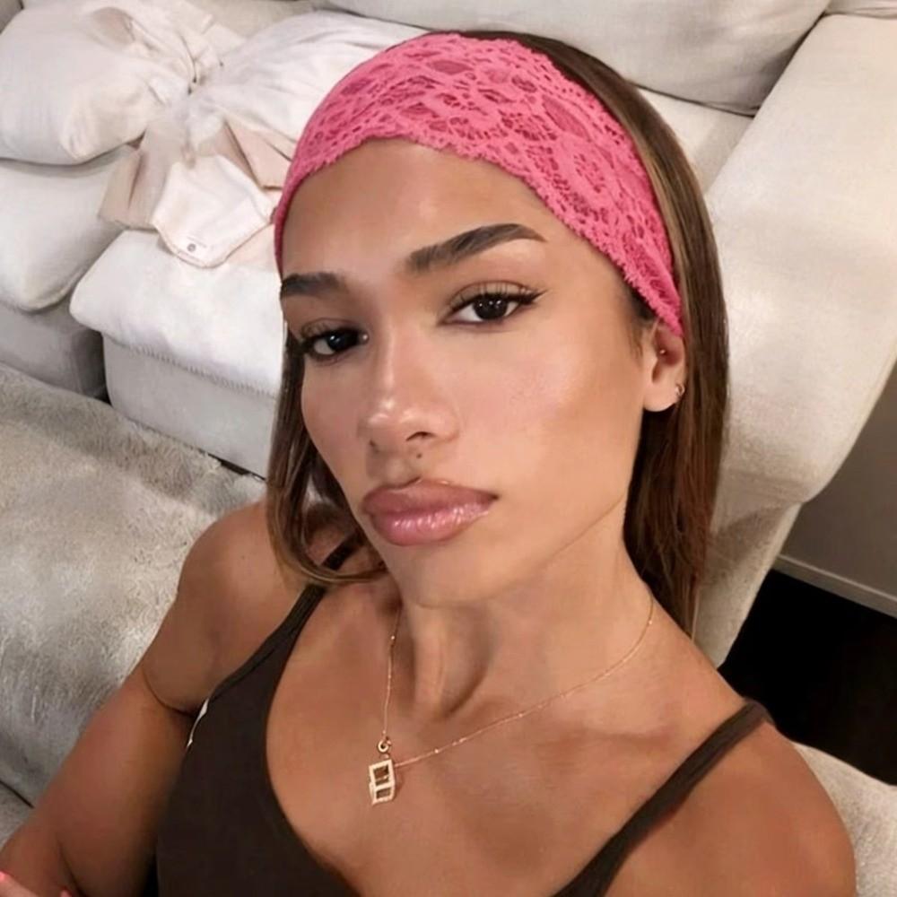 Soft Solid Color Headband Bow Fabric Headband Sport Yoga Elastic Headwear Running