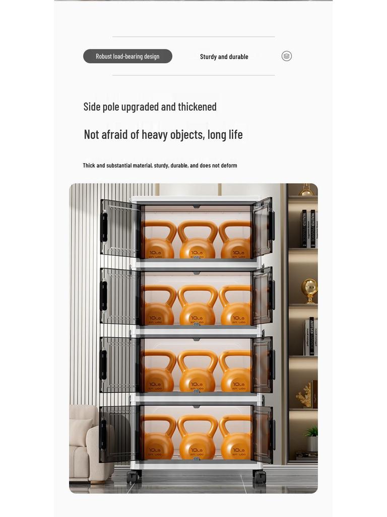 Складной пластиковый шкаф для хранения: Органайзер для шкафа с откидной крышкой для одежды и лекарств