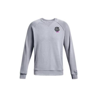 Толстовка с круглым вырезом и буквенным принтом, мужская толстовка серая 1373837-035