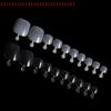 600pcs 12 Sizes False Toe Nails Tips for Nail Salons DIY Nail Art Full Cover Artificial French Short Toenails