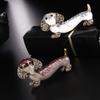 Animal Rhinestone Niche Design Fashion Jewelry Clothing Accessory Women Brooch Dachshund Dog Brooch