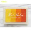 1 Piece Creative Stationery Four-color Gradient Ink Pad DIY Finger Print Painting Seal Stamp Ink Pad