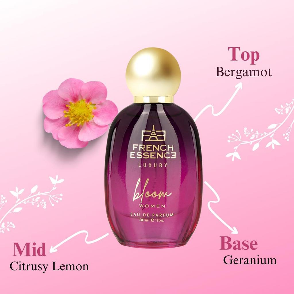 French Essence Bloom Туалетная вода для женщин | Стойкий роскошный парфюм | Идеальный подарок для жены и девушки | 30 мл