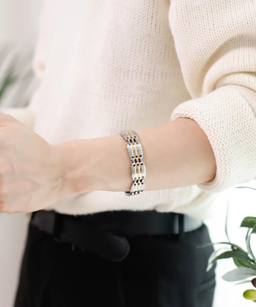 Sabona London 354 Executive Class Duet Magnetic Bracelet