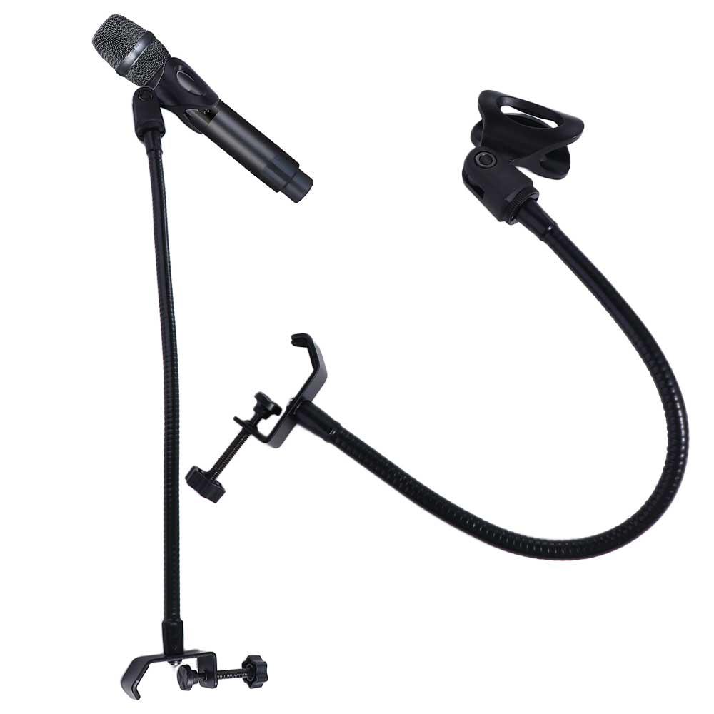 Holder Clip Microphone Holder Clamp Bracket Desk Mic Stand Mic Arm Microphone Stand with Heavy Duty