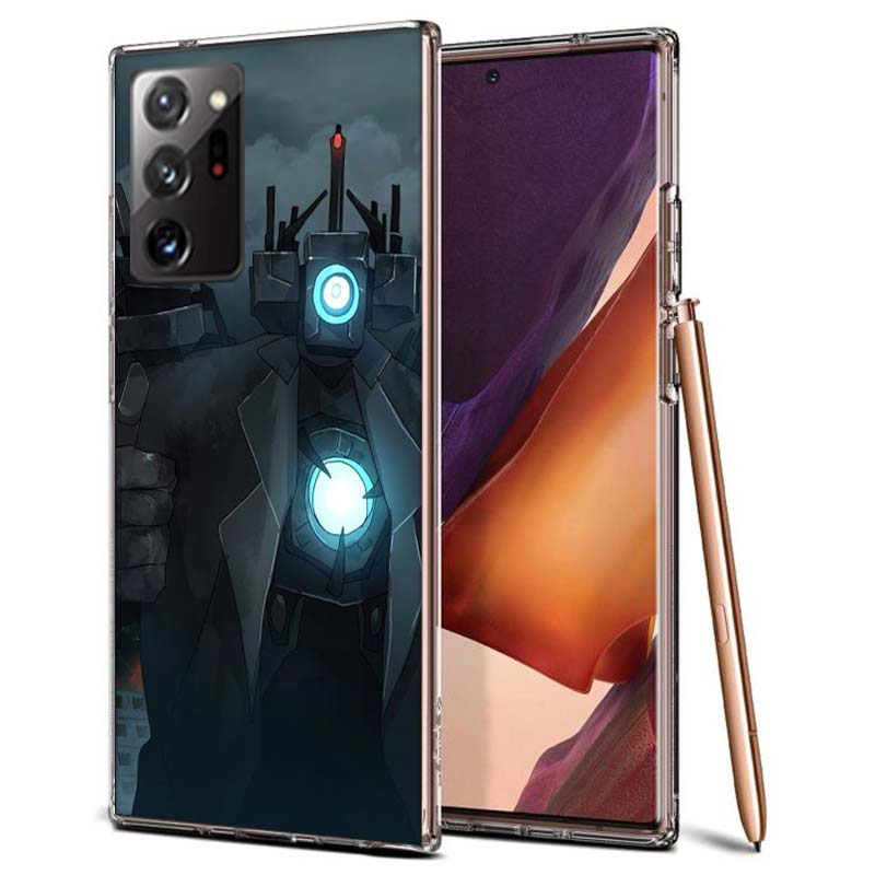 Чехол для телефона Skibidi Toilet для Samsung A55 A35 A25 A15 A07 A05S A16 A17 A26 A36 A37 A56 A57 Galaxy Note 20 10 A50S A71 A51 A31 A3