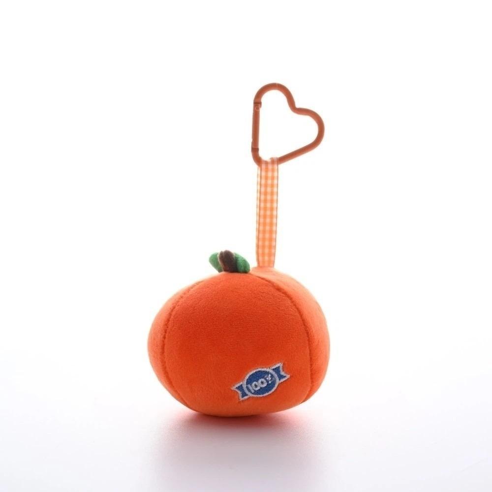 Persimmon Orange Bag Pendant Strawberry Plush Cherry Key Ring Fashion Fruit Key Chain Children