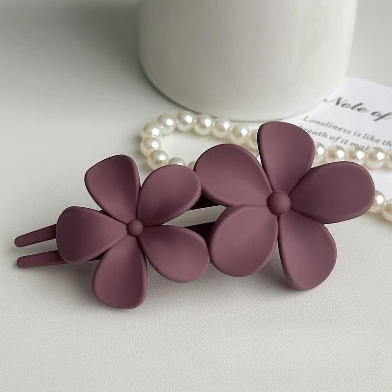 1 шт. заколка для волос в форме матового цветка, универсальные заколки для волос, цветочные шпильки, аксессуары для волос, заколки для женщин
