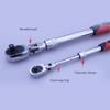 72-Tooth Extendable Flex-Head Ratchet Wrench 1/4 3/8 & 1/2-Inch Drives Carbon Steel Auto Mechanics/Confined Spaces