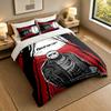 3Pcs Bedding SetFriday the 13th Jason Voorhees Soft Bed Sheet and Two Pillowcases Home Bedroom Decor