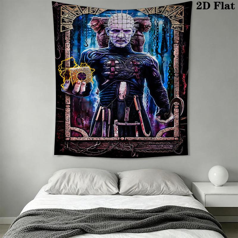 Horror Movie Characters Tapestry Tapestry Wallmounted Fashion Print Background Cloth Wall Covering Decoration Christmas Gift