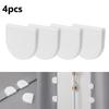 4 шт. Зажимы для шторки для душа без пробивания водонепроницаемые для домашней ванной комнаты
