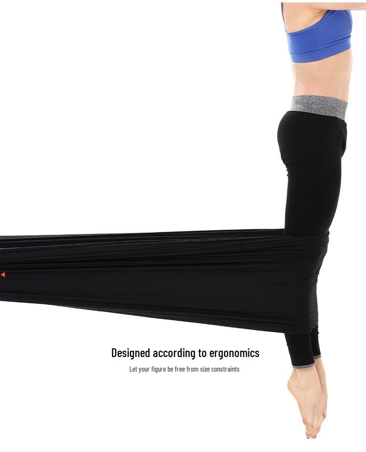 Гамак для воздушной йоги с 6 ручками - Неэластичный нейлон для студийной инверсионной фитнес-тренировки