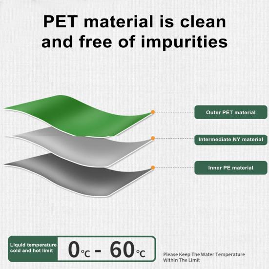 Bag High Capacity Food Grade BPA Free Leak Resistant Portable Water Bag with Valve CLE