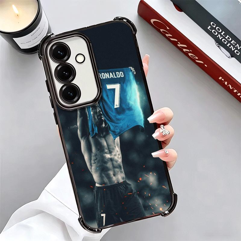 Футбольная звезда R-Роналду C-CR7 Мягкий чехол для телефона для Samsung A17 A27 A07 A37 A57 A16 A56 A15 A55 A14 A54 A13 A53 A26 A36 A25 A35 A2