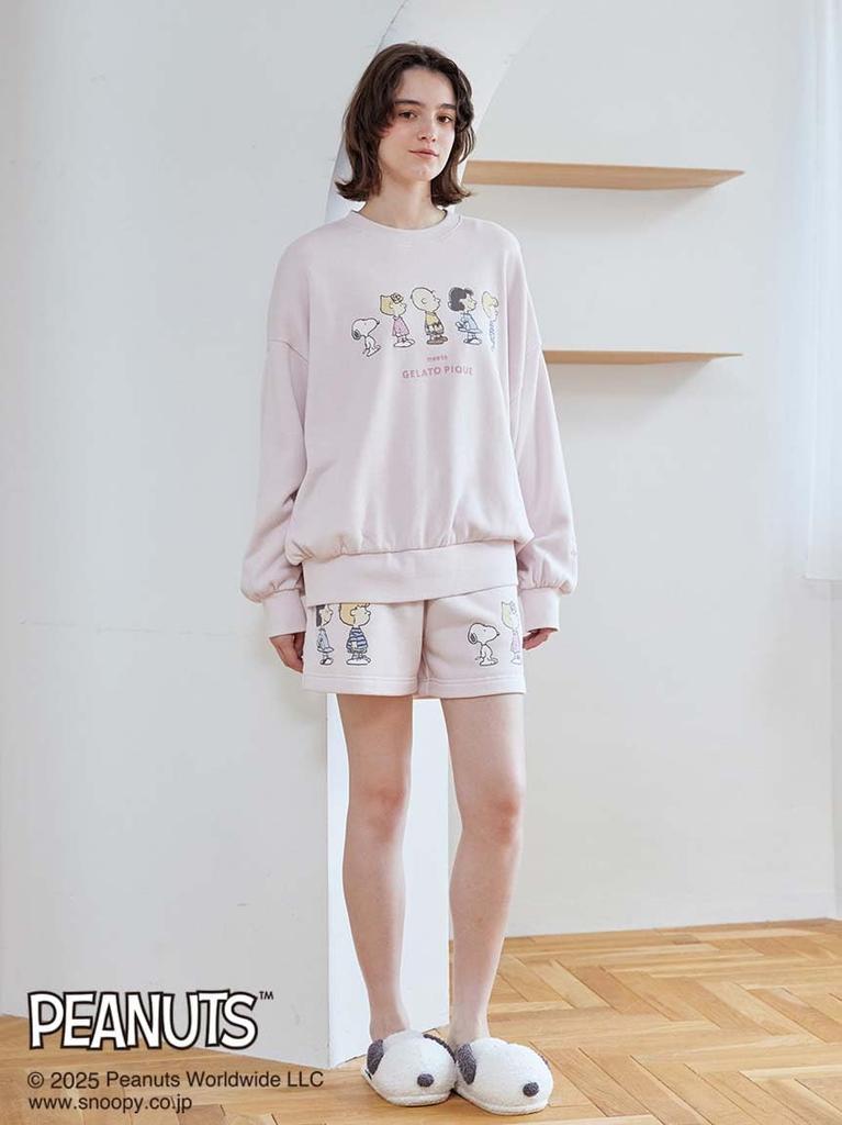 Флисовый свитер PEANUTS PWCT251204 PNK F [мороженое пике] женский