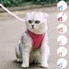 Medium Dog Adjustable Soft Dog Leash Breathable Pets Vest Cat Accessories Cat Collar Cat Harness