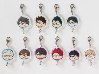 Girori Trading Connecting Acrylic Charm colleize Официальные товары Официальная лицензия [Официально] Haikyu!! -Сендайская версия - [BOX]