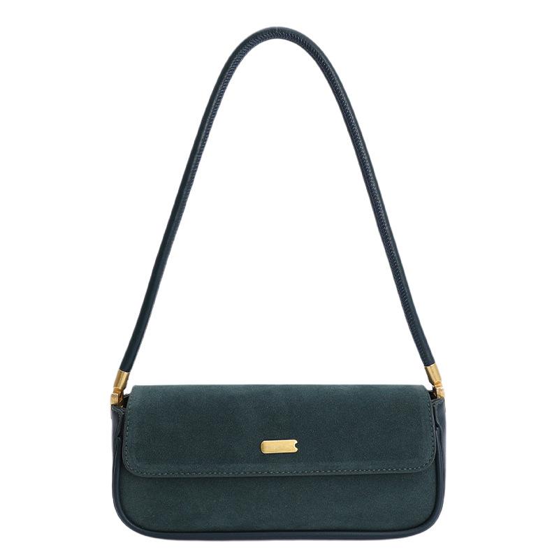 Премиальная текстура ретро маленькая сумка женская 2025 новая универсальная сумка-багет через плечо под мышку для поездок на работу модная портативная