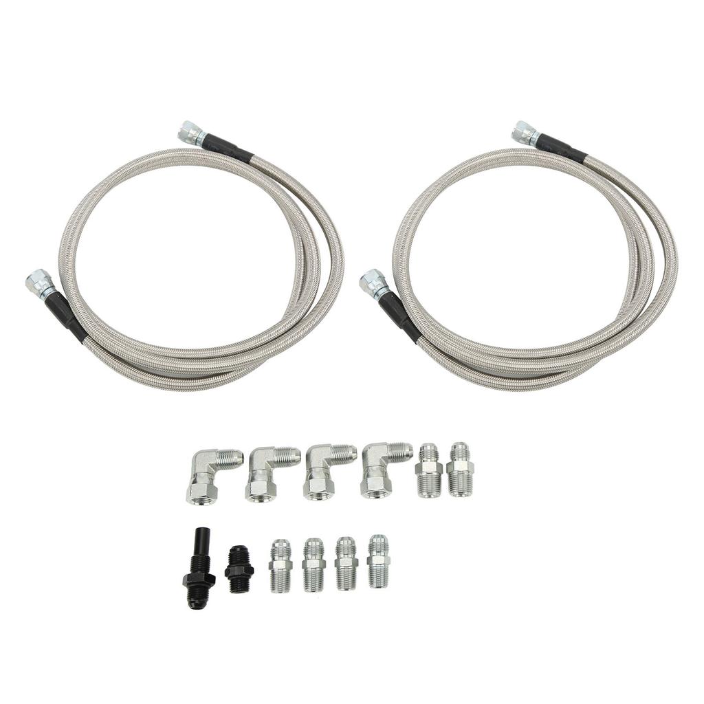 70-дюймовый шланг охладителя трансмиссии с адаптерами из нержавеющей стали, гибкая замена для автомобилей Chevy