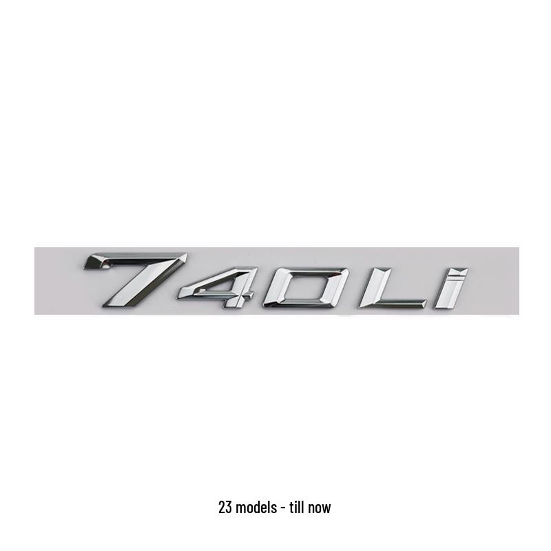 BMW 7 Series 23 Model Rear Emblem Sticker (740Li, 730Li, 750Li, 760Li)
