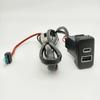 Автомобильное зарядное устройство с быстрой зарядкой QC3.0 USB PD Адаптер-розетка для зарядки телефона для Toyota FJ Cruiser Prado LC120 Аксессуары