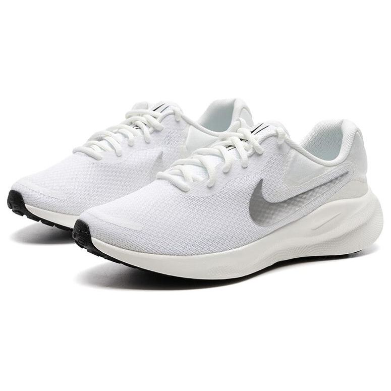 Nike Revolution 7 White Metallic Silver Женские кроссовки Sail Black FB2208-101