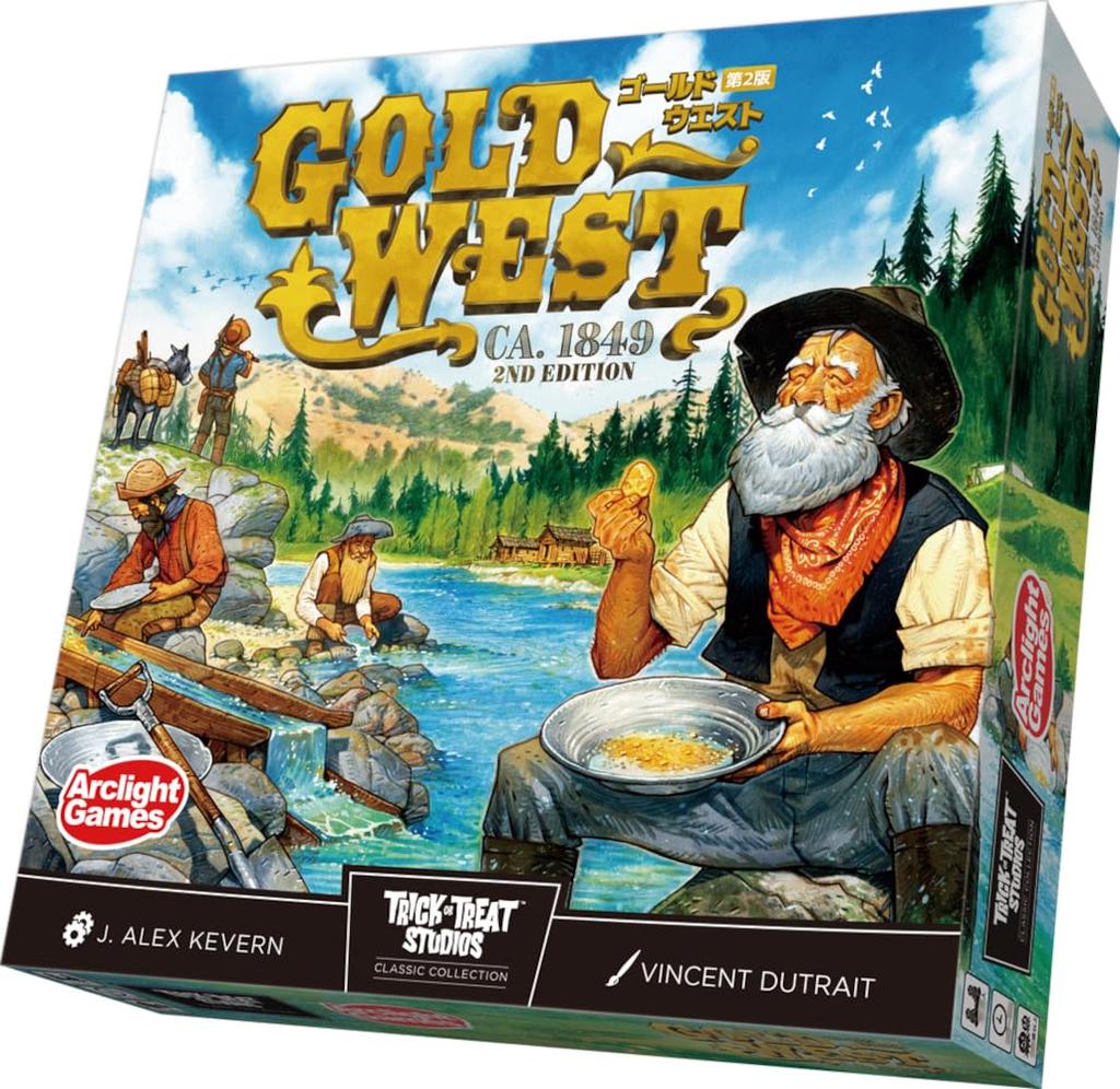 Arkwright Gold West 2nd Edition Ages Board Game (2-4 Players, 45-60 Minutes, 14+)