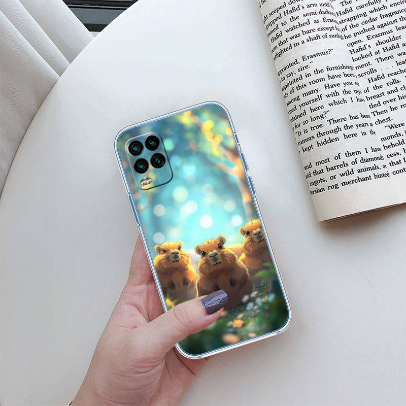IR4 Capybara Cute Case for Motorola E22S E7 G6 G7 G8 G9 Plus Power Play G10 G20 G04 E30 E40 E22 E20 E13 E15 G22 G23 G05 G75 G35 G55