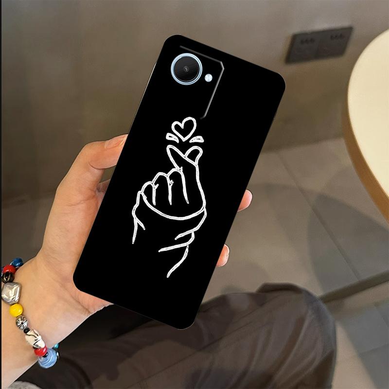 Love On The Finger Kpop Case For Realme 15 14 11 12 13 Pro Plus GT7 Pro GT6 C55 C51 C53 C35 C33 C61 C65 C67 C71 C75
