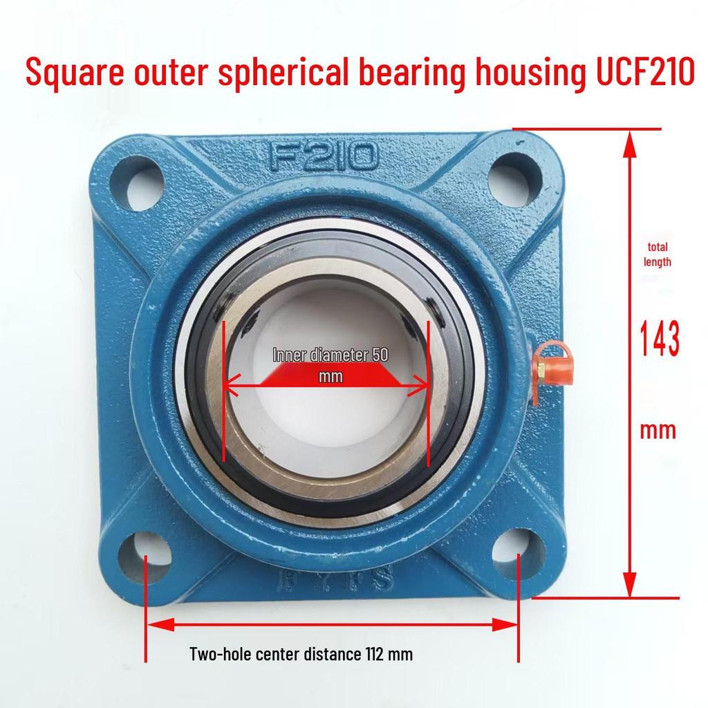 Heavy Duty Agricultural Machinery Feed Mixer & Chopper Parts: Bearing Housing, Scraper, Thick Universal Joint, Ball.