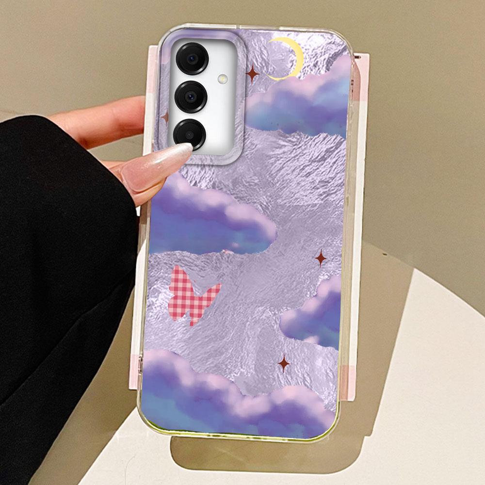 Blue White Clouds Phone Case for Samsung Galaxy A55 A07 A17 A56 A36 A26 A16 A53 A06 A14 A24 A34 A54 A15 A25 A35 A12 A13 Cover