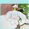 Cute Stylish And Cinnamon Dog Plush Keychain Soft Cuddly Hanging Toy Bags For