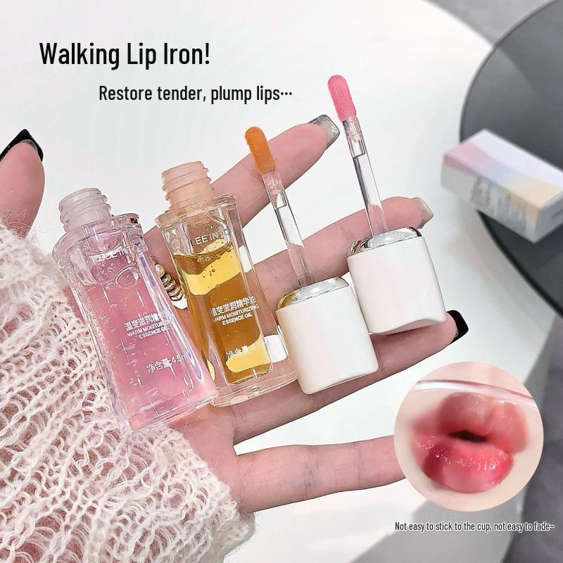 LEEINTO Thermochromic Moisturizing Essence Lip Gloss and Balm - Hydrates & Fades Lip Lines