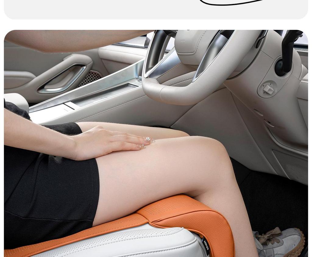 Подушка на сиденье автомобиля Wuling с удлинителем для ног - Комфорт на четыре сезона, Узор «Личи», Дышащая, Универсальная посадка.