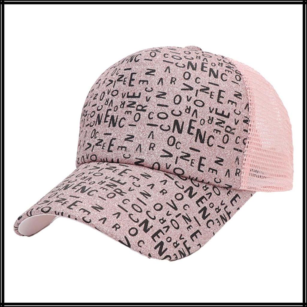 CZ061 [White Fang] Hat, Trendy, Cute, Mesh, Stylish, Cool, English, Women's, (Black)