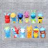 24pcs Lot Slugterra Elemental Slugs Toy Slug Terra Action Figure Doll Decoration