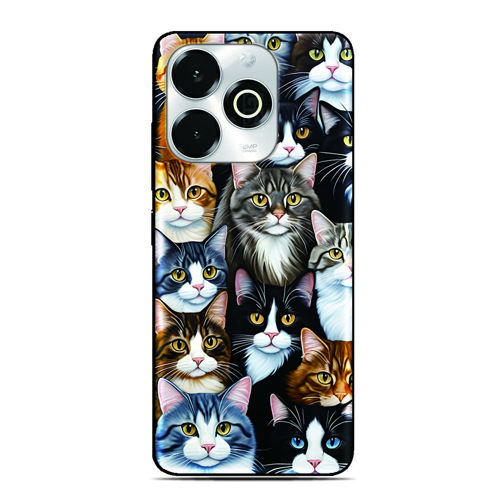 Cute Cat Photo Phone Case For Oukitel C69 C3 C2 C68 C62 C61 C57s C57 C58 P1 C1 Pro C59 C53 C51 C50 C38 C36 C35 C21 WP50 Cover