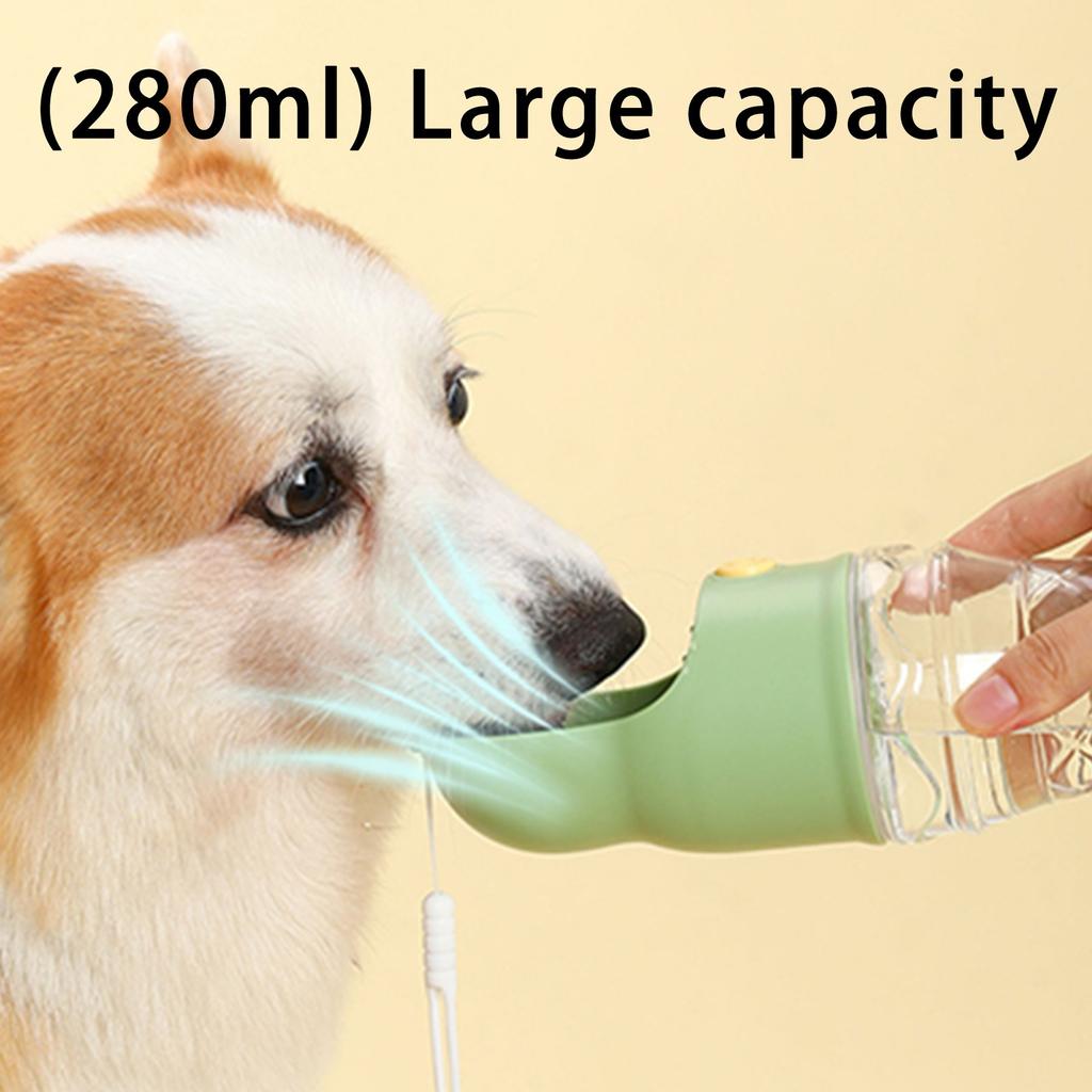 Pet Utensils Portable Dog Water Bottle For Dog Walking And Travelling Pet Cup Double Seal Leak Proof