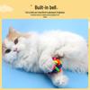 "Teddy Bear Pet Toys: Colorful Bell Balls for Dogs & Cats"