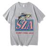SZA Camp Ctrl 2018 футболка с рисунком модный стиль хип-хоп свободные футболки с коротким рукавом хлопковая повседневная женская футболка унисекс уличная одежда