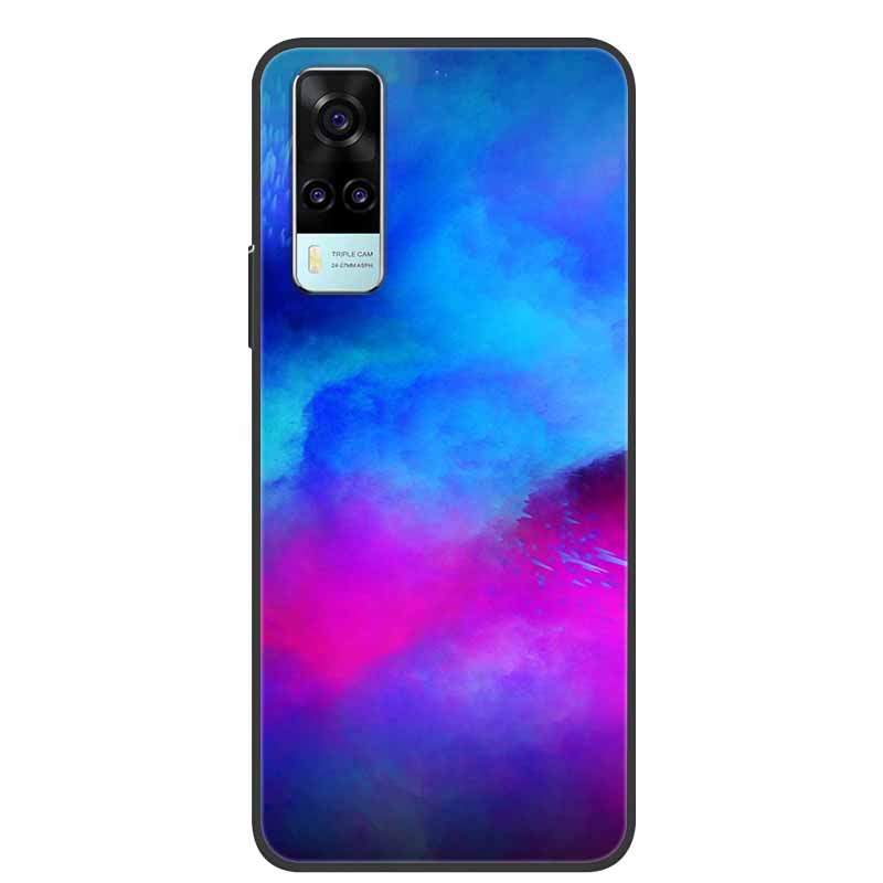 Чехол для vivo Y31 Y53S Y11S Y12S V2026 Мраморный Мягкий ТПУ Силикон Защитная Крышка Телефона Для vivo Y31 2021 Задняя Крышка Funda Y 31 Coque