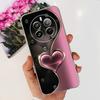 For Realme 12 Pro Plus  Back Case Clear Silicone Soft Bumper Funda Women Fashion Flower Jelly Pattern Cover Realme 12 Pro Pro+