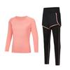 6-14 Years Kids Girls Sports Suit O-neck Sweatshirt Top and Fake Two Piece Pants