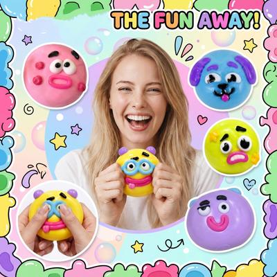 Игрушка для снятия стресса, успокаивающая, медленная, которую можно сжимать