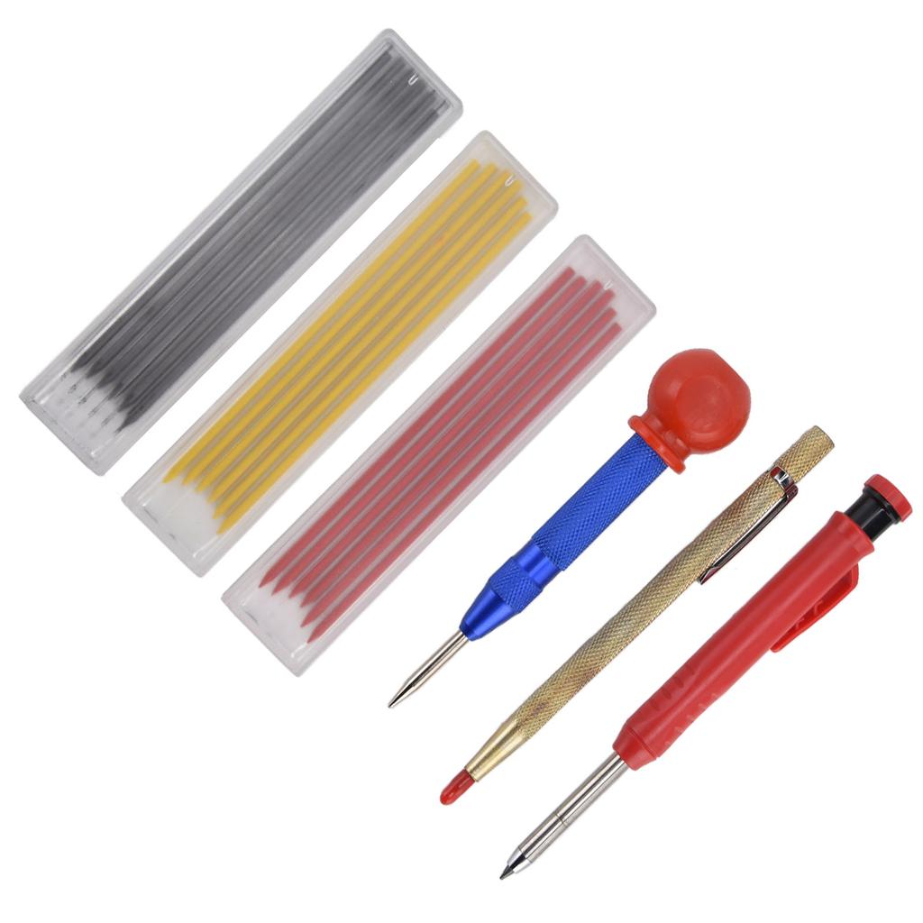 Наборы ручек для деревообработки Металлические графитовые стержни Маркировочные маркеры Позиционирование Кернер Инструменты