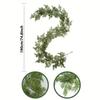 Искусственное моделирование зеленого растения Feel Software Dragon Cypress Leaf Ratan, рождественское декоративное украшение для подвесного стола на дверь