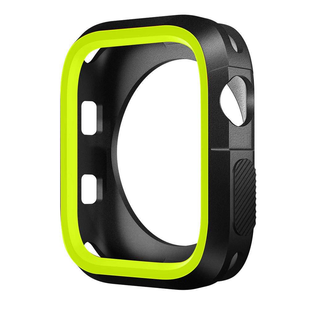 Чехол для Apple Watch 8 Ultra 7 6 SE 5 4 3 Iwatch 44 мм 40 42 38 мм Защитная пленка для экрана силиконовый защитный бампер для Iwatch 40 мм 41 45 мм 49 мм